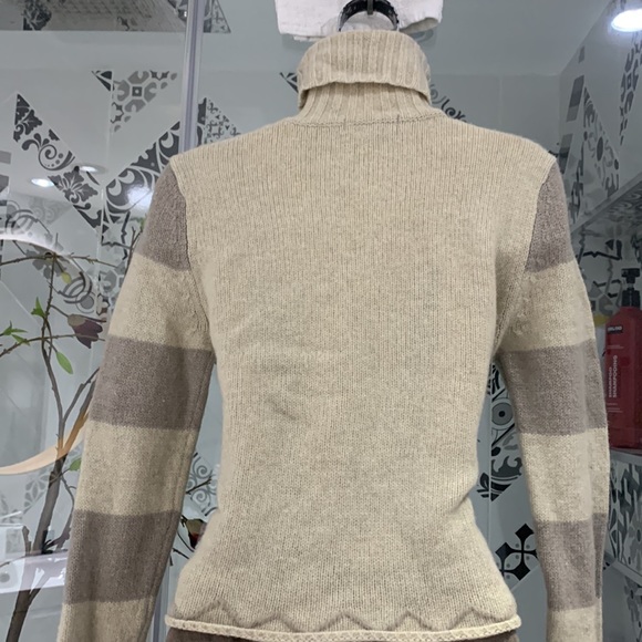 Like NEW VTG 90’ Eddie Bauer Lambswool Knit Embroidered Turtleneck - Picture 7 of 10